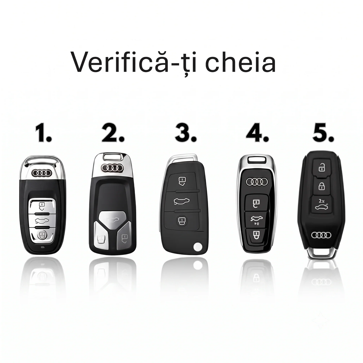 Husa Cheie Auto Audi 5