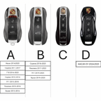 Husa cheie auto Porsche din Piele Ecologica
