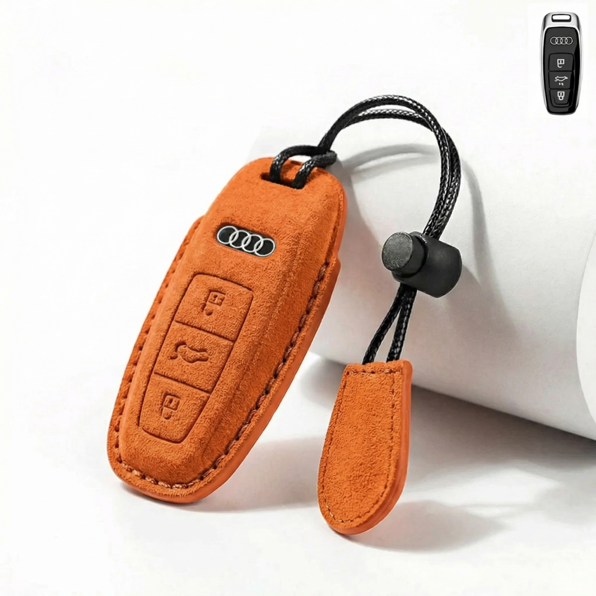 Husa Cheie Auto Audi Chrome 4