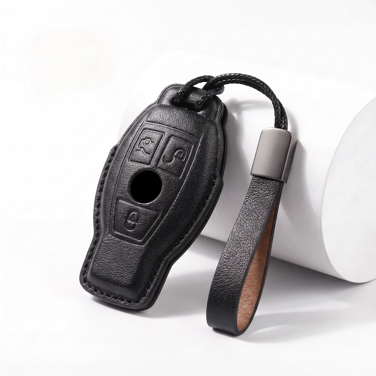 Husa Cheie Auto Mercedes 1 din Piele Ecologica